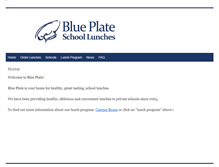 Tablet Screenshot of blueplateseattle.com